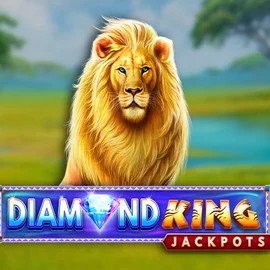 Diamond King Jackpots logo by SpinPlay Games at OnlySpins Casino