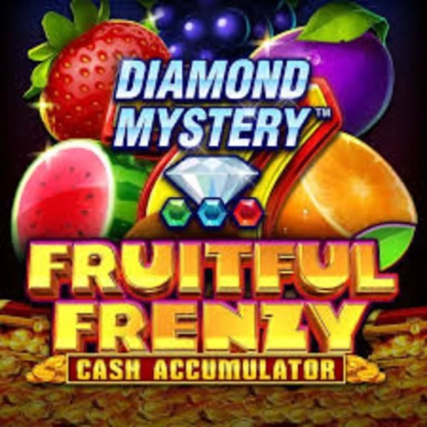 Diamond Mystery Fruitful Frenzy Cash Accumulator game by Greentube – logo hosted on OnlySpins Casino
