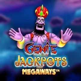 Genie Jackpots Megaways online game logo by Blueprint Gaming on onlyspins.co.za