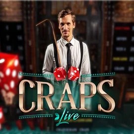 Live Craps by Evolution, showcased at onlyspins.co.za – game logo