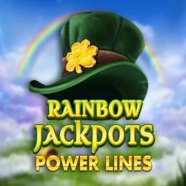 Rainbow Jackpots Power Lines game by Red Tiger Gaming – logo hosted on OnlySpins Casino