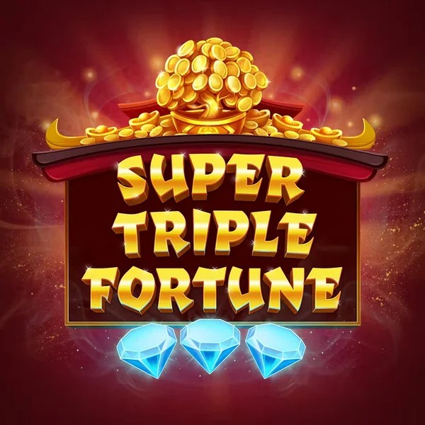 Super Triple Fortune logo by Greentube at OnlySpins Casino